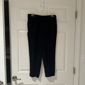 Banana Republic black dress pants, cropped elastic